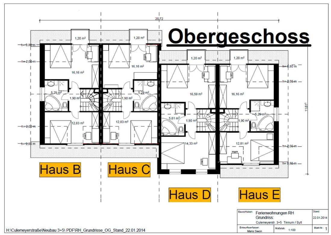 Ferienhaus Endreihenhaus Eva, Sylt -