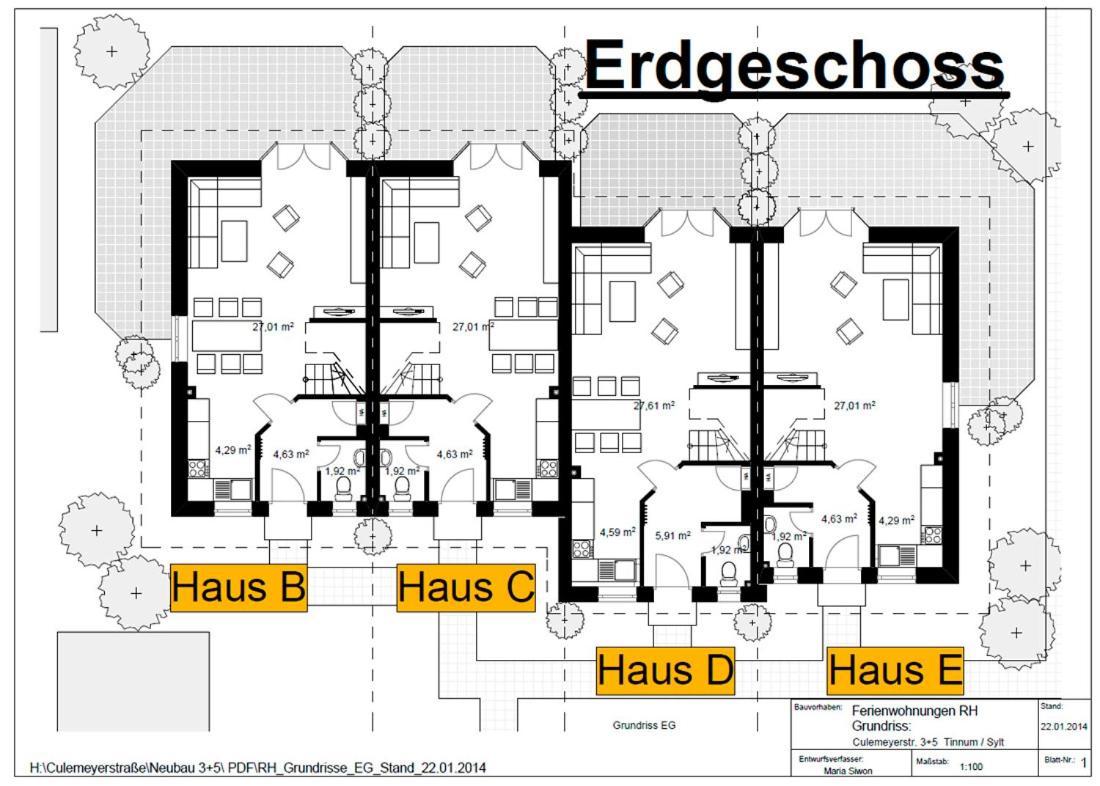Endreihenhaus Eva, Sylt - Ferienhaus